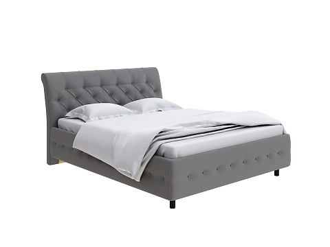 Двуспальная кровать с высоким изголовьем Next Life 4 - Классическая кровать с изогнутым изголовьем и глубокой пиковкой